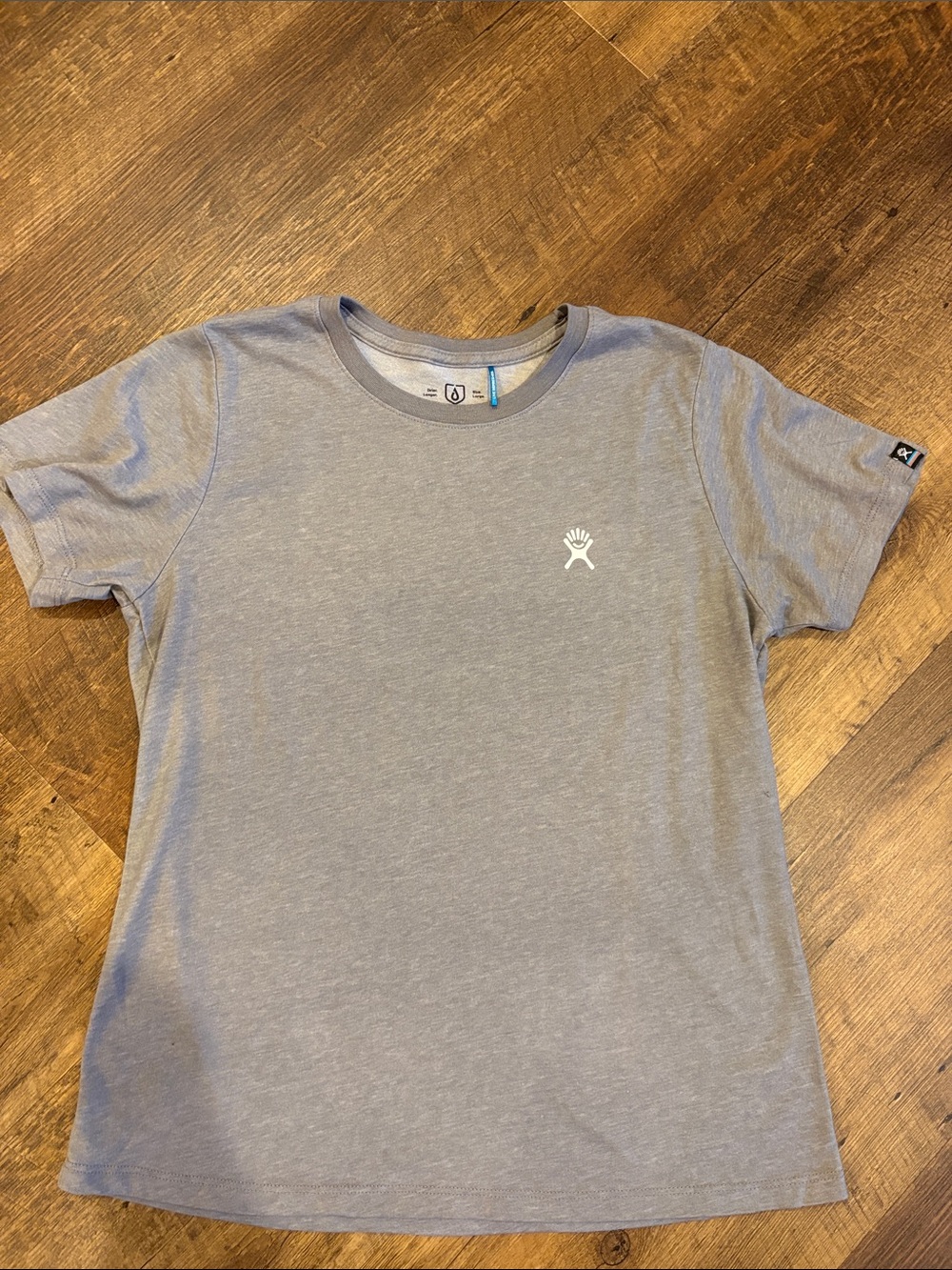Hydro Flask Light Heather Gray Logo T-Shirt
